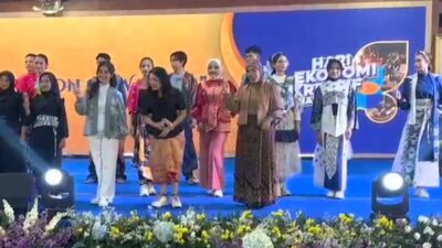Batik Khas Rejang Lebong, Batik Kaganga Arum, Berkilau di Hekrafnas 2025
