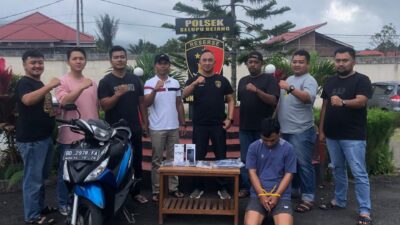 Polsek Selupu Rejang Tangkap Spesialis Pencurian yang Beraksi di Tiga TKP!