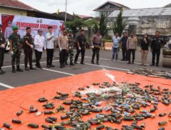 Polres Rejang Leong Musnahkan 3.000 Pil Samcodin, 25 Knalpot Ilegal, dan 400 Botol Miras