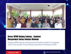 Reses DPRD Rejang Lebong: Aspirasi Masyarakat Curup Selatan Disimak