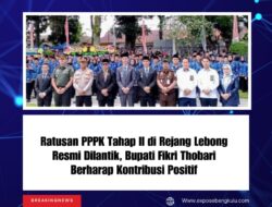 Ratusan PPPK Tahap II di Rejang Lebong Resmi Dilantik, Bupati Fikri Thobari Berharap Kontribusi Positif