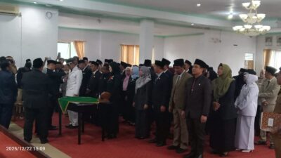 Wabup Hendri Lantik 73 Pejabat, Ini Daftar Lengkap Mutasi Di Pemkab Rejang Lebong