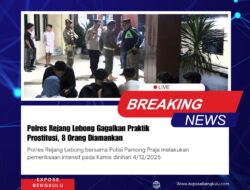 Polres Rejang Lebong Gagalkan Praktik Prostitusi Online, 8 Orang Diamankan