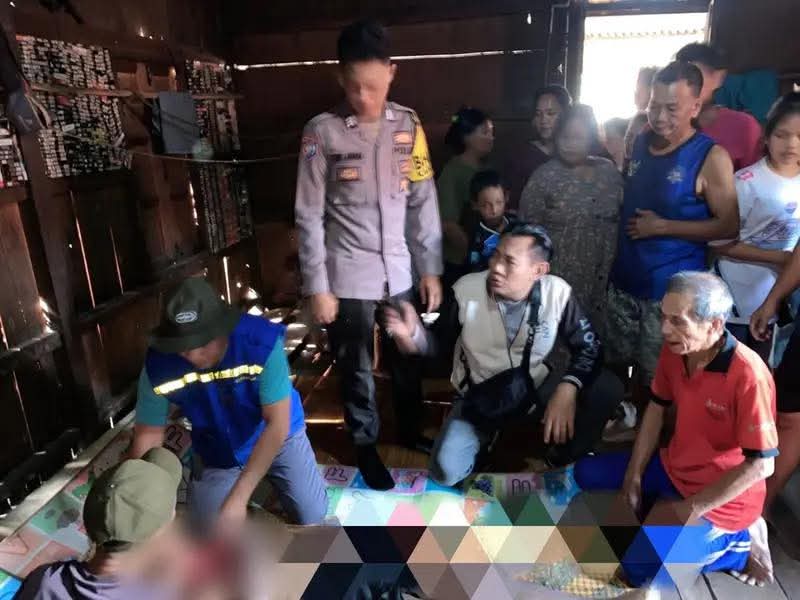 Seorang petani ditemukan tewas hanyut di Sungai Buluan, Desa Taba Anyar, pada Kamis (22/1/26) sekitar pukul 13.40 WIB.(Photo dok ist)