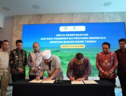 Bupati Arie Septia Adinata Tandatangani Nota Kesepakatan dengan Badan Bank Tanah
