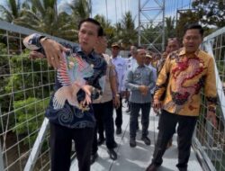 Pemkab Kaur Bangun Jembatan Gantung Tangga Manik, Rp5 Milyar Digunakan
