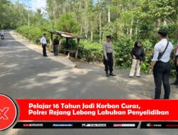 Pelajar 16 Tahun Jadi Korban Curas, Polres Rejang Lebong Lakukan Penyelidikan