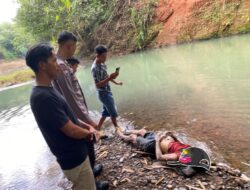 Penemuan Mayat Hanyut Di Sungai Beluan Taba Anyar, Polsek Kota Padang Lakukan Penyelidikan