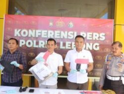 Polres Lebong Ungkap Kasus Narkoba, Satu Orang Ditangkap