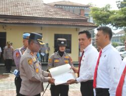 Polres Rejang Lebong Terima PIN Emas dan Piagam Penghargaan dari Kementerian Pertanahan RI