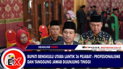 Bupati Arie Septia Adinata menekankan bahwa jabatan yang diemban merupakan amanah yang harus dijalankan dengan penuh tanggung jawab. Ia berharap para pejabat yang dilantik dapat meningkatkan kualitas pelayanan publik dan membawa perubahan positif bagi masyarakat Bengkulu Utara.(Photo dok ist)