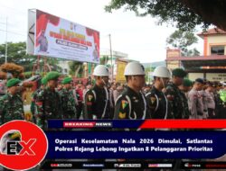 Operasi Keselamatan Nala 2026 Dimulai, Satlantas Polres Rejang Lebong Ingatkan 8 Pelanggaran Prioritas