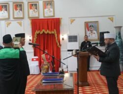 Gubernur Helmi Hasan Lantik Herwan Antoni sebagai Sekda Bengkulu