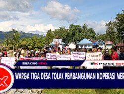Warga Tiga Desa Tolak Pembangunan Koperasi Desa Merah Putih