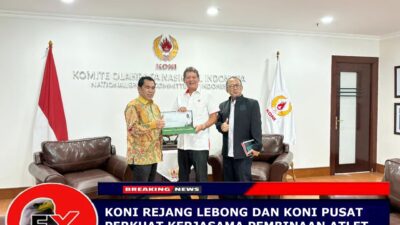 Ketua KONI Rejang Lebong, Juliansyah Yayan yang juga menjabat sebagai Ketua DPRD Rejang Lebong, melakukan silaturahmi dan audiensi dengan Sekretaris Jenderal KONI Pusat, Drs. Tb. Lukman Djajadikusumaa, di Kantor KONI Pusat, Jakarta, Selasa (3/2/2026)