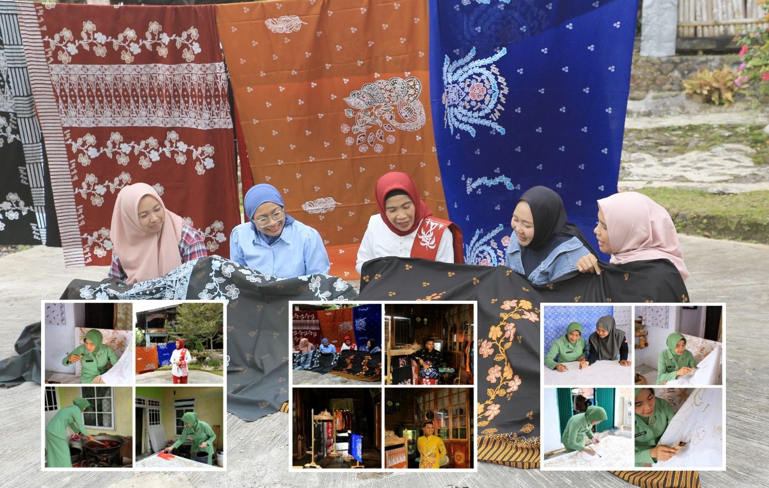 Keberhasilan Batik ChaCha Mentari tidak lepas dari dukungan berbagai pihak, termasuk Pembina Persit dan Ketua Persit KCK, yang selalu senantiasa memberikan motivasi, arahan, serta kesempatan bagi anggota untuk mengembangkan potensi usaha yang dimiliki.(Photo dok ist)