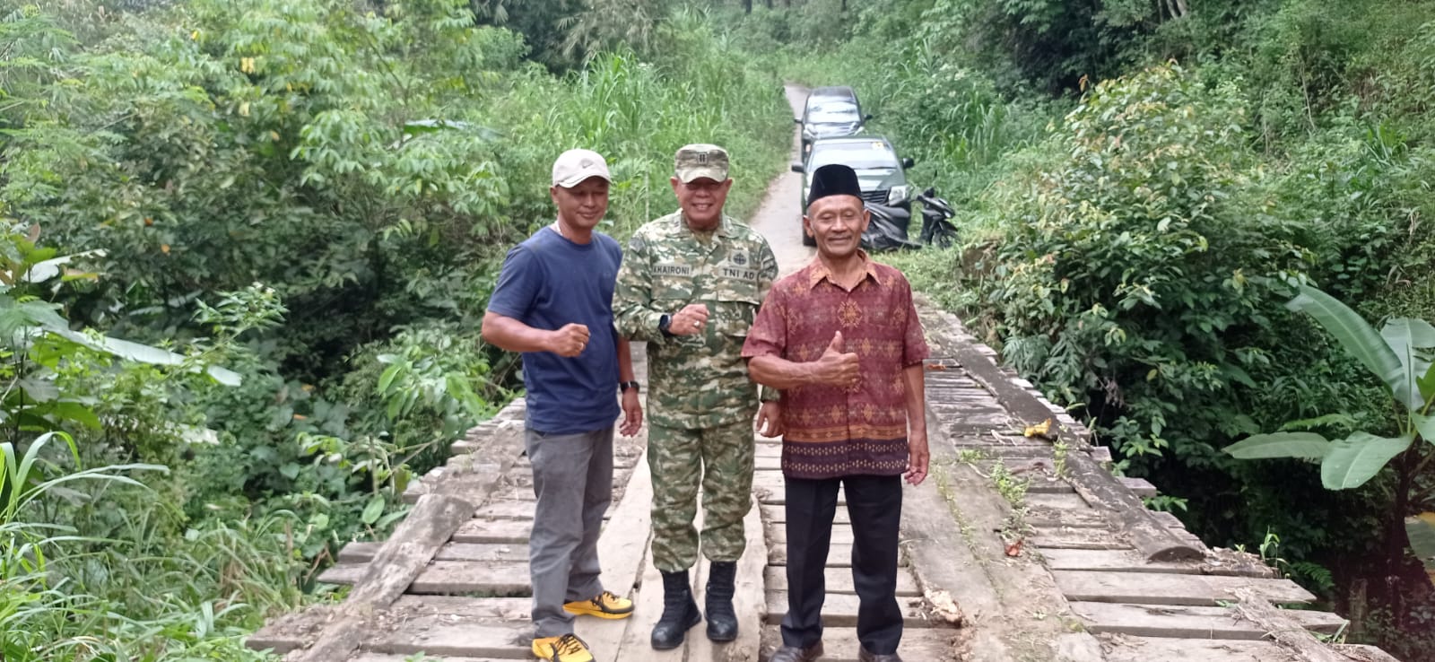 Kepala Desa Air Rusa, Witono, menyebut pembangunan ini adalah harapan besar yang sudah lama dinantikan warganya.(Photo dok ist)