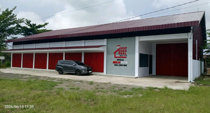 Gedung Koperasi Desa Merah Putih Desa Lubuk Ubar, Kecamatan Curup Selatan, Rejang Lebong. (Photo dok exposebengkulu.com)