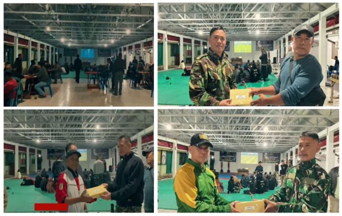 Aula Arupadatu Kodim 0409/Rejang Lebong berubah menjadi lautan sorak sorai pada Selasa malam (16/6/2026). Ratusan warga dari berbagai wilayah memadati lokasi untuk mengikuti nonton bareng pertandingan Piala Dunia 2026 antara Prancis melawan Senegal yang digelar Kodim 0409/Rejang Lebong.(Photo dok ist)